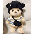 thumbnail image 1 of 30cm Handmade Cute Joint Bear Plush Doll High Quality Tale Best Gift For Girlfriend Valentines Day Gift Birthday Party Decor, 1 of 5