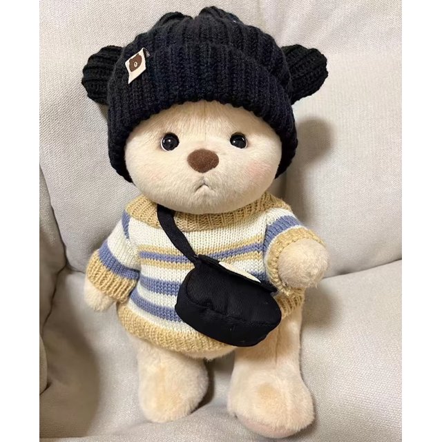 30cm Handmade Cute Joint Bear Plush Doll High Quality Tale Best Gift For Girlfriend Valentines Day Gift Birthday Party Decor
