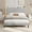 Grey, variant on Twin Size Bed Frame with Adjustable Upholstered Headboard, Platform Bed Frame with Storage Shelf and Charging Station, Strong Wood Slats, No Box Spring Needed, Noise-Free, Pink