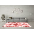 thumbnail image 3 of Ahgly Company Machine Washable Indoor Rectangle Abstract Red Modern Area Rugs, 8' x 12', 3 of 4