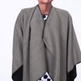 thumbnail image 4 of WHAMVOX Simple Shawl Wraps For Women Warm Poncho Imitated Wool 1Pcs Warmth, 4 of 8