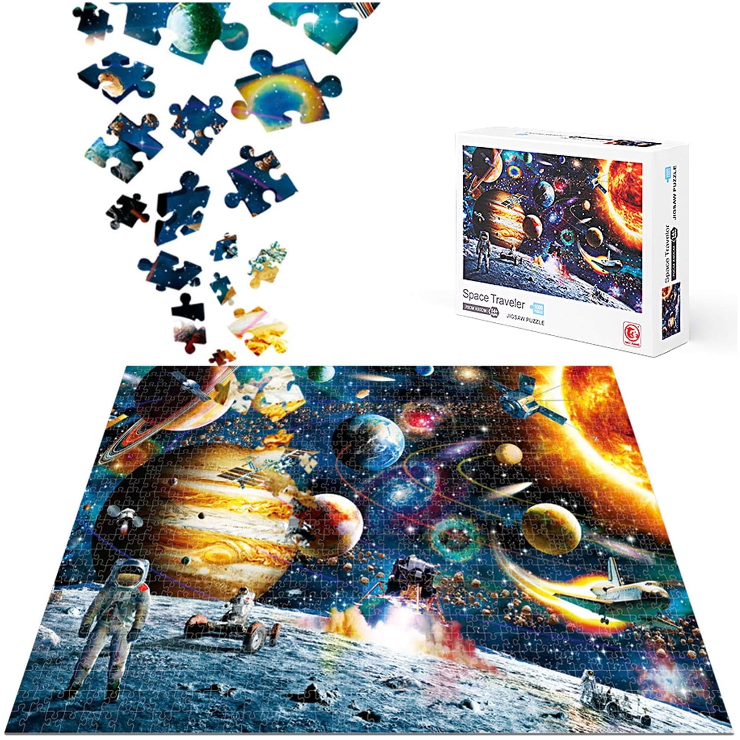 New Puzzle Jigsaw Piece Pieces 1000 Edition for Kids Adult Puzzles Educational 