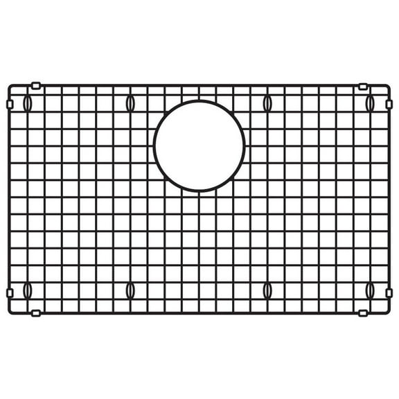 BLANCO 234059 Stainless Steel Sink Grid (Precis 27" Single Bowl) Accessory, 13.56" L x 22.69" W x 0.25" H