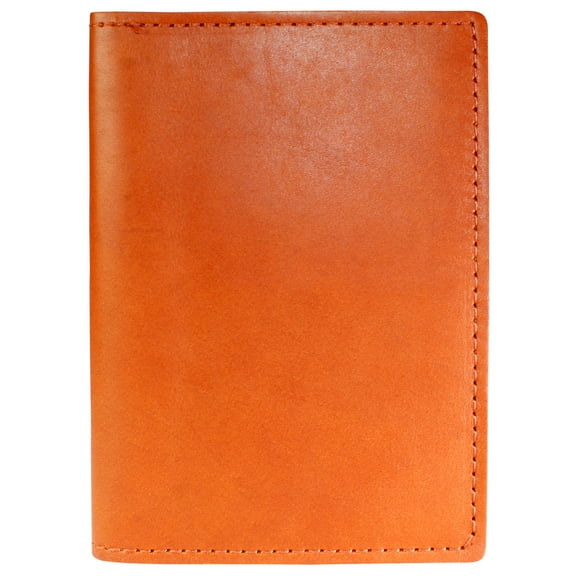 TPK Full Grain Leather Passport Travel Wallet  Chestnut Brown, Passport Holder - Passport Cover