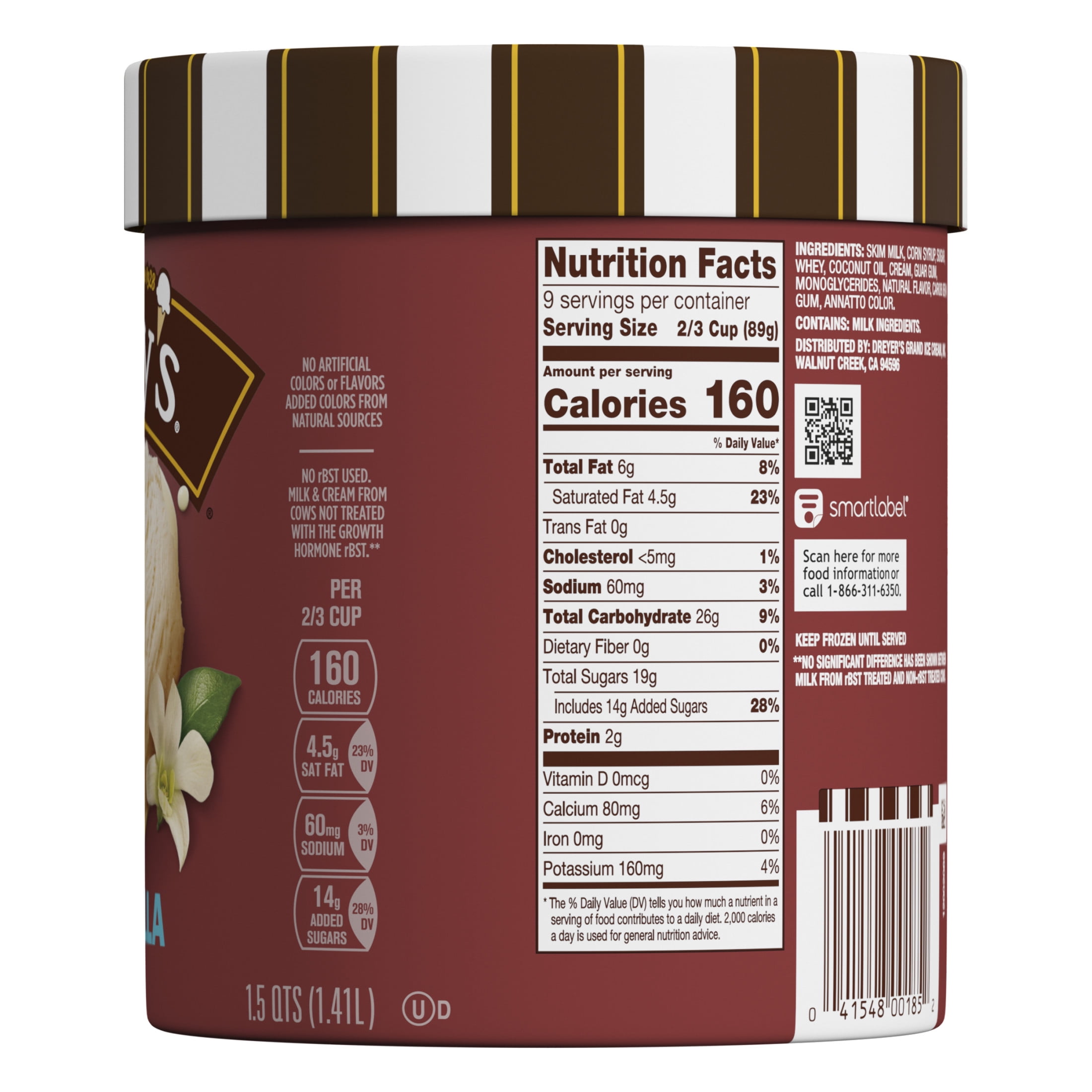 Edy's/Dreyer's Vanilla, 1.5 Qt