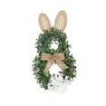 thumbnail image 3 of Corona de puerta con forma de conejito de Pascua para restaurante, fiestas, bodas Orejas sólidas, 3 of 9