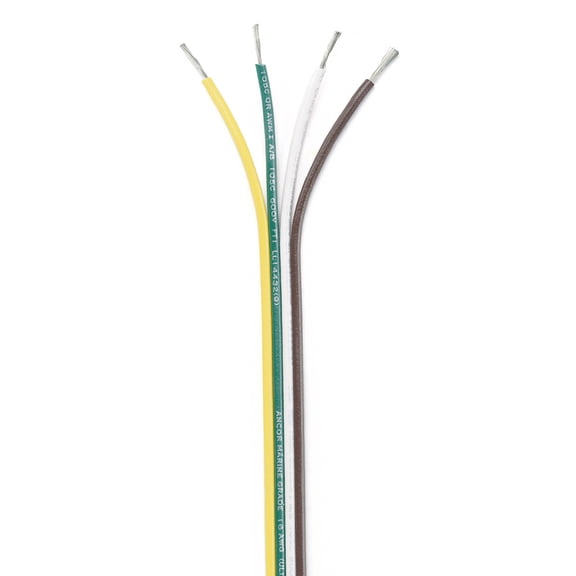 6" Ancor Flat Ribbon Gauge 16/4 100' Bonded Cable