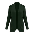 thumbnail image 4 of cocolona Cardigan Sweaters for Women Long Sleeve Open Front Knit Loose Cardigan Fall Solid Color Tops, 4 of 4