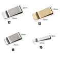 thumbnail image 3 of Useful Metal Portable Brass Pen Folder Handmade Leather Stainless Steel Clips Notebook Holder 7 15X50MM, 3 of 8