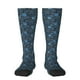 thumbnail image 1 of Fotbe Winter Blue Forest Deer Calcetas Divertidas Estampadas para Hombre y Mujer, Calcetas de Algodón hasta la Rodilla para Caminar, Correr, Enfermería y Embarazo, 1 of 6
