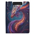thumbnail image 2 of A4 Double Clip File Folder 18.9x12.6in Clipboards Foldable Binder Holds 80 Sheets Project Folder for Office, Home Vibrant Colors Dragon, 2 of 9