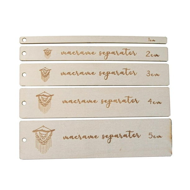 Separador de macramé,Guía Espaciador para Trabajos Hechos a Mano HERRAMIENTA PARA CORDÓN DE MACRAME,HERRAMIENTA PATRÓN MACRAMÉ Diferentes distancias,Herramienta Separadora De Macramé De
