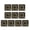 Black transparent, variant on 10PCS Translucent Gaming Keycaps Set For Switches Mechancial Keyboards Compatible Transparently Designing