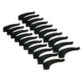 thumbnail image 2 of Toyeng 20PC Silicone Eyeglass Anti Skid Ear Pads of Comfortable Durable Black Grippers for Secure Fit During Running and Exercise, Black, 2 of 4