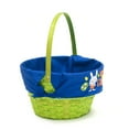 Easter Basket 10in Green Bunny