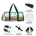 thumbnail image 6 of KLL Funny Farm Duffle Bag For Men Women Sport Gym Fitness Tote Travel Training Workout Basketball Football Weekender, 6 of 8