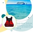 thumbnail image 4 of QualitChoice Adjustable Waterproof Smooth Stitching Pocket Camouflage Boating Accessories Waistcoat for Swimming Red, 4 of 6