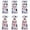 type-B, variant on TETOU 50Pcs Christmas Gift Bags, Xmas Cellophane Treat Bags, Christmas Candy Cookie Bags for Christmas Present Wrapping