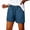 Blue, variant on Jean Shorts High Waisted Women'S Drawstring Shorts Casual Denim Shorts Modest Jean Shorts For Women Shorts With Pockets Elastic Waist Denim Shorts Women Elastic Waist Shorts Women