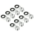 thumbnail image 1 of Unique Bargains 15mm Tube Dia Iron Fishing Rod Guide Repair Kit Line Ring Replacement, 8 Pack, 1 of 6