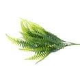thumbnail image 3 of Planta Artificial 7 Ramas Verde Persa Hojas Hierba Decoración Floral 40cm, 3 of 7