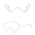 thumbnail image 2 of XZNGL Irregular Shape Retro Glasses Eyewear Vintage Unisex Glasses Frame Accessory, 2 of 9
