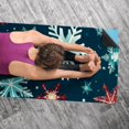 thumbnail image 5 of Christmas Yoga Towel with Storage Bag, 72.8"x26.8", Suitable for Yoga, Pilates, Fitness, Gym Towels, 5 of 6