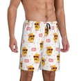 thumbnail image 2 of Sikiie Cute Duck Mens Pajama Shorts, Lounge Pant, Men's shorts，Sleep Pj Shorts for Men-XX-Large, 2 of 6