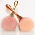 thumbnail image 1 of Rose Gold Powder Blush Brush Makeup Tools Red, 1 of 5