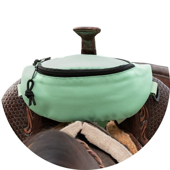 Horse Saddle Bag, Green Saddle Pommel Bag, Horse Tack, Horse Gifts, Horse Stuff, Equestrian Gifts, Saddle Accessories