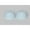 Dawn Blue, variant on Gerber Color Replacement Plastic Toilet Bolt Caps - Set of 2 - Black