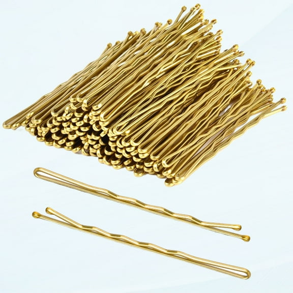 120 Count Large Blonde Bobby Pins, 2.75" Jumbo Hair Pins for Thick Hair, Women Girls Hair Accessories