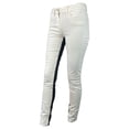 thumbnail image 3 of 3X1 Women's Mid Rise Coated Crop Pockets Contrast Jeans, White, 27, 3 of 4