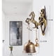 thumbnail image 4 of Pequeño timbre decorativo retro, carillón de viento, timbre de comerciante, aldaba para puerta de almacén, jardín, porche, entrada principal, decoración del hogar, 4 of 6