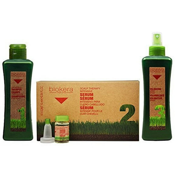Salerm Biokera Natura Thickening Hair Care 3-Steps"Set"