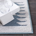 thumbnail image 5 of SAFAVIEH Sarasota Giovanni Geometric Indoor/Outdoor Area Rug, Light Blue/Grey, 8' x 10', 5 of 10