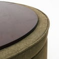 thumbnail image 6 of Abble 32" Tufted Round Storage Cocktail Ottoman, 6 of 9