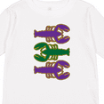thumbnail image 4 of Inktastic Mardi Gras Celebration Funny Crawfish Boys or Girls Long Sleeve Toddler T-Shirt, 4 of 5