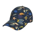 thumbnail image 6 of Lsque Undersea Animals Baseball Cap Trucker Low Profile Hat Golf Dad Hat Adjustable Original Classic Unconstructed Plain Cap Men Women, 6 of 9
