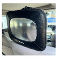 thumbnail image 3 of Hoovy Rear Facing Car Mirror Cloth, Faux Leather, Black, Universal, Car Accessory, 3 of 4