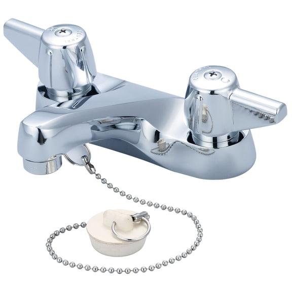 Central Brass 1138-A 1.2 GPM Double Handle Bathroom Faucet - Chrome