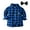 Blue, variant on Boys Button Down Shirt Long Sleeve Boys Long Sleeve Western Solid Snap Button Down Shirts (Black,5-6 Years)