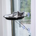 thumbnail image 4 of Flmtop Pet Cat Window Mount Hammock Suction Cups Warm Soft Bed Shelf Cage Rest Seat Coffee, 4 of 9