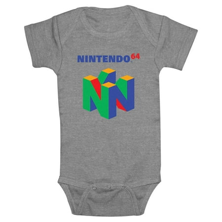 

Infant s Nintendo Classic N64 Icon Onesie
