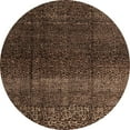 thumbnail image 1 of Ahgly Company Machine Washable Indoor Round Abstract Night Red Area Rugs, 4' Round, 1 of 7