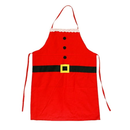 

Hemoton Christmas Decorative Aprons Creative Chef Apron Festive Party Aprons Decor for Kids Children (Red)