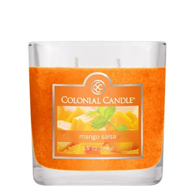 Fragranced in-line Container CC035.2073 3,5 Oz. Ovale Bougies Salsa Mangue - Pack de 6