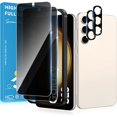 thumbnail image 1 of ccwmincc 2 Pack for Samsung Galaxy S23 Plus / S23+ Privacy Screen Protector, 2 Pack Camera Protector, Fingerprint Compatible, Anti Spy, 9H Hardness Glass for Galaxy S23 Plus / S23+ 5G, 1 of 1