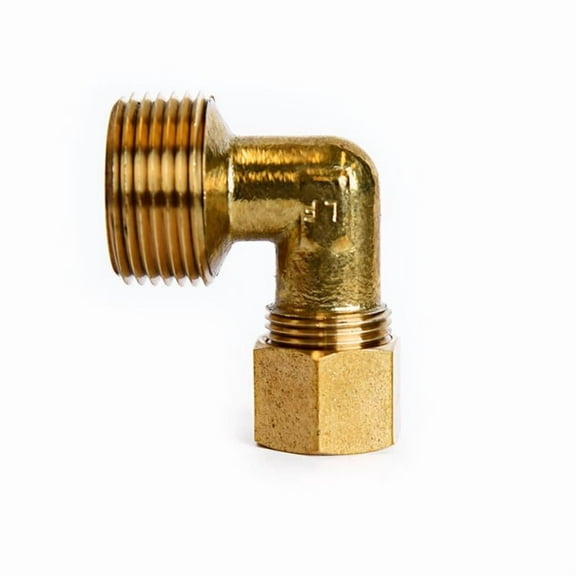 1/2 in. Compression X 3/4 in. D MPT Brass 90 Degree Street Elbow