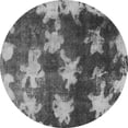 thumbnail image 1 of Ahgly Company Indoor Round Abstract Gray Modern Area Rugs, 7' Round, 1 of 4